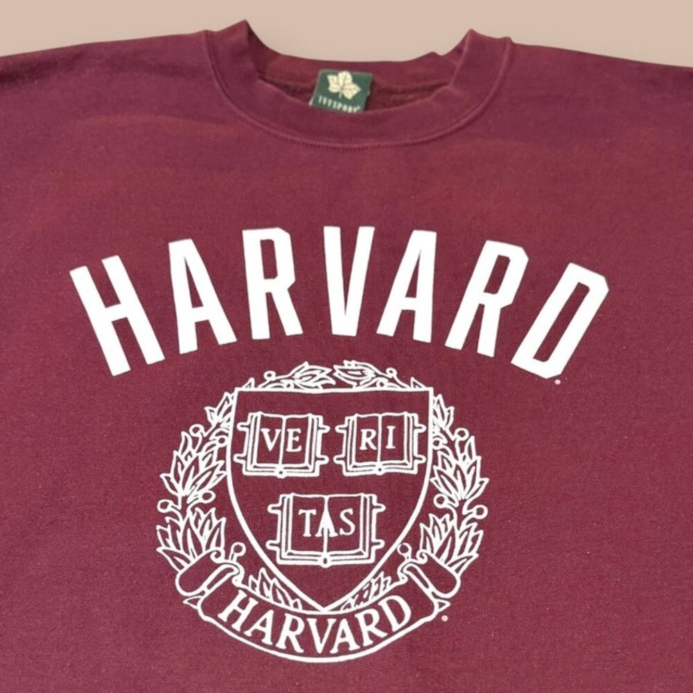 New Without Tag Vintage Womens Harvard Sweter Unisex Size  Small - Picture 2 of 4
